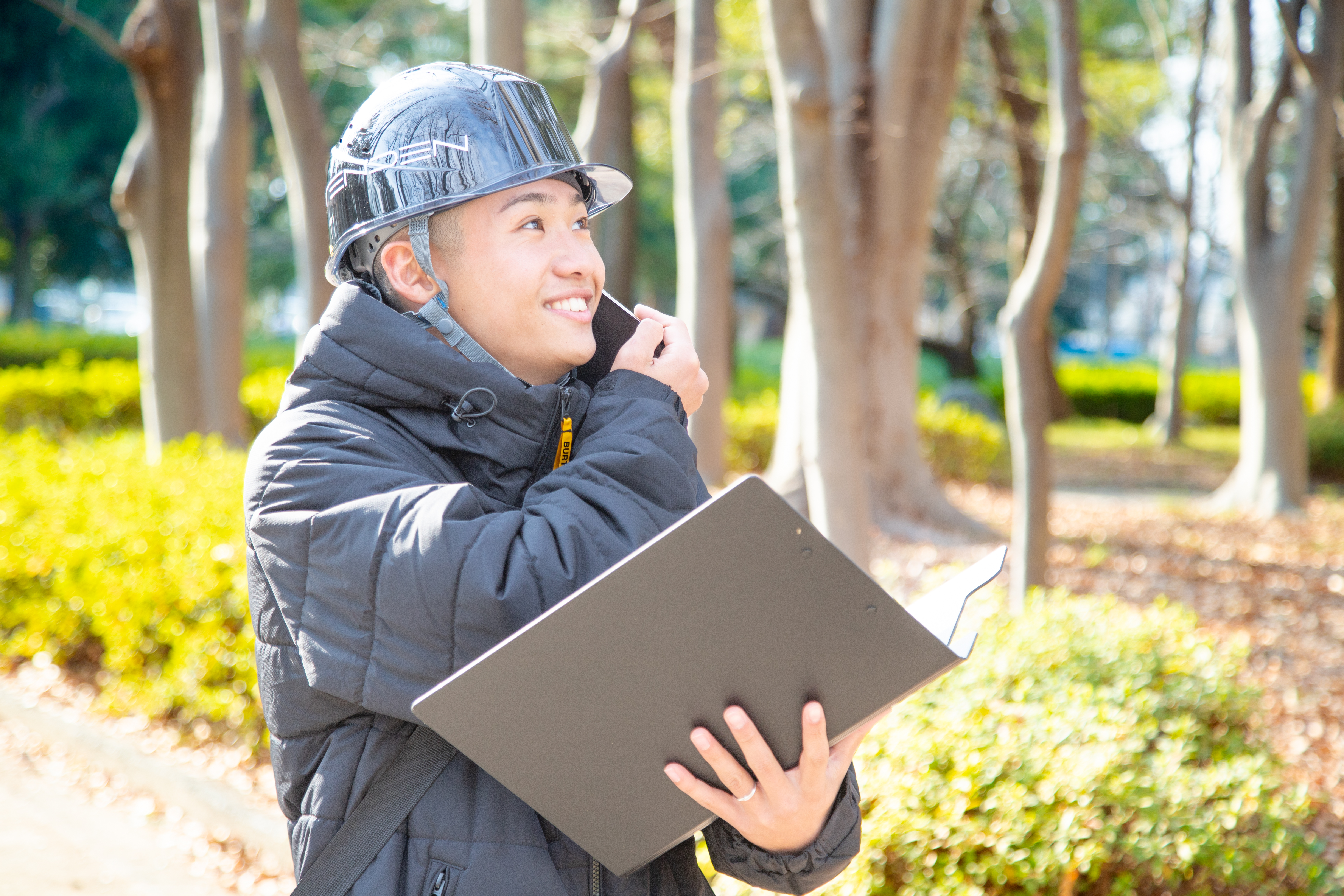 高校訪問と先生面談の様子